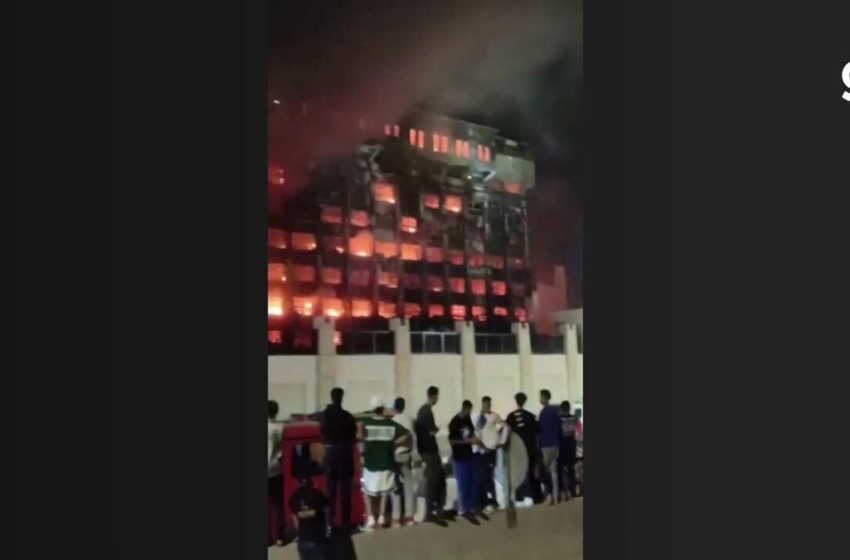  Fogo atinge prédio policial e deixa 38 feridos no Egito – G1