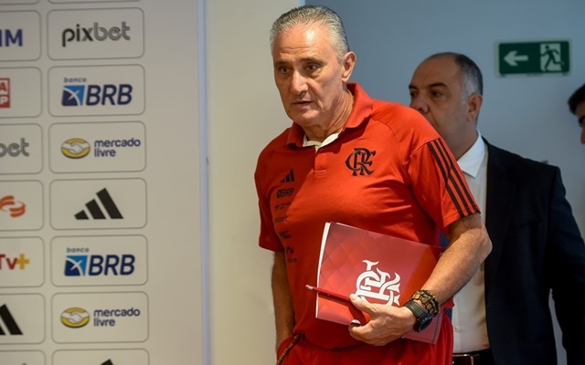  Tite se vê obrigado a fazer mudança no Flamengo para jogo da Copa do Brasil
